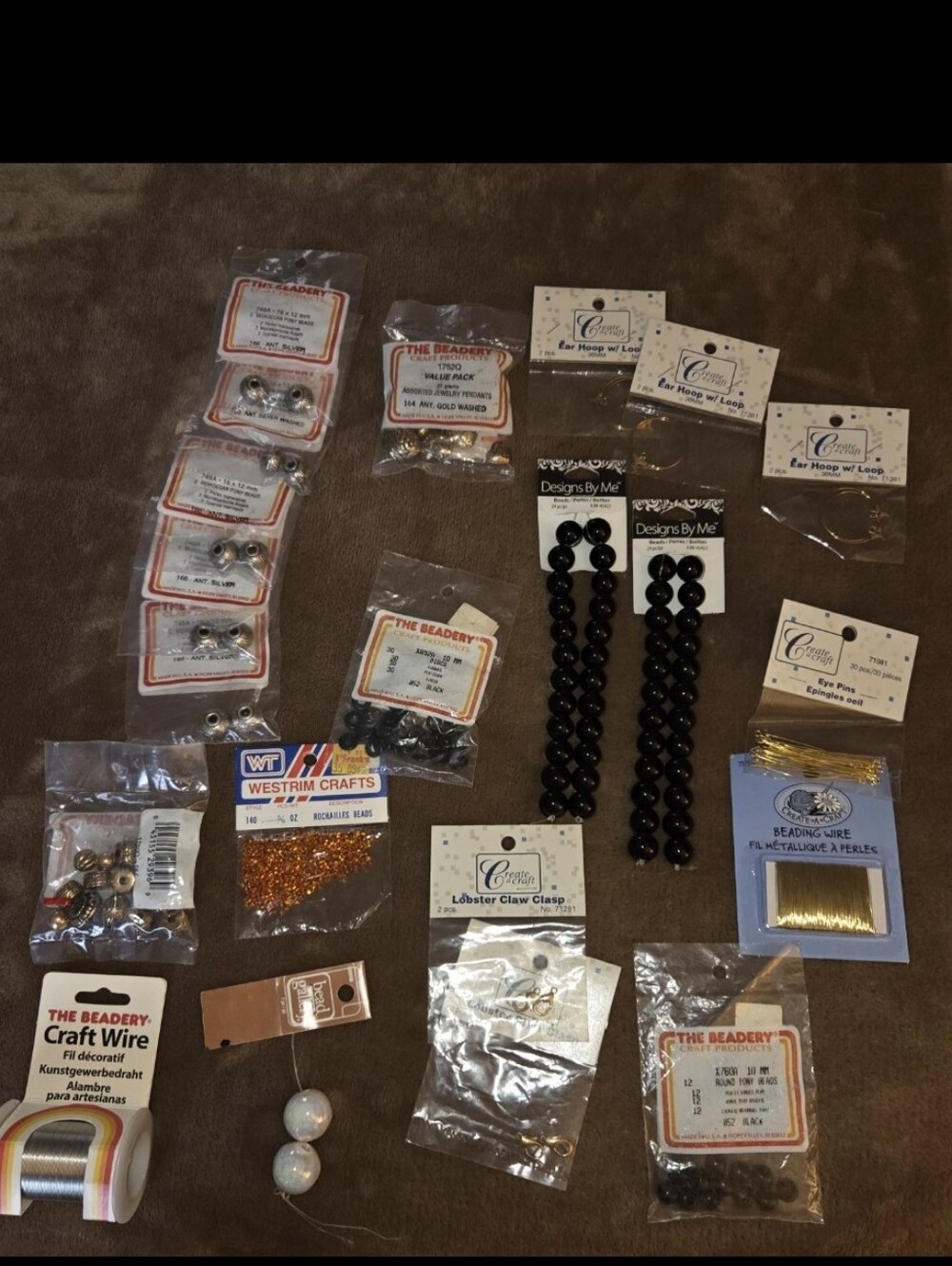 Big‎ Lot of Jewelry Making Supplies Beads, Wire, Findings, Etc.